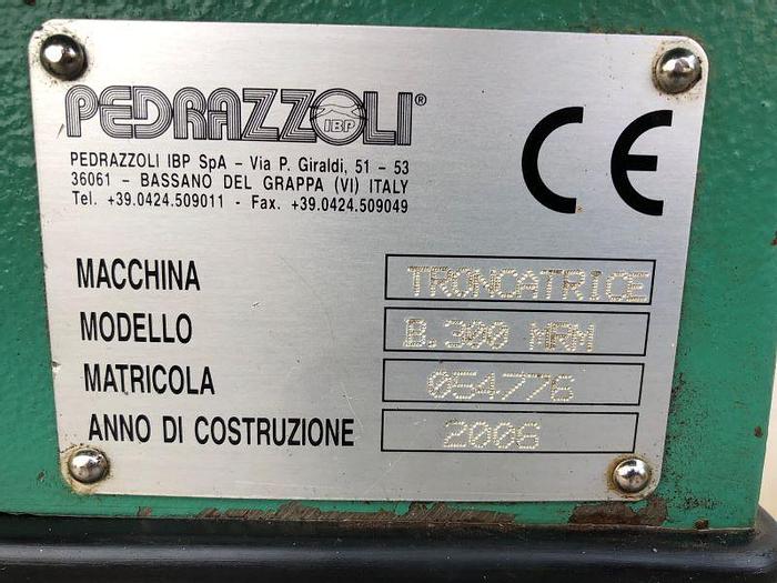 Usato TRONCATRICE PEDRAZZOLI B 300 ANNO 2006