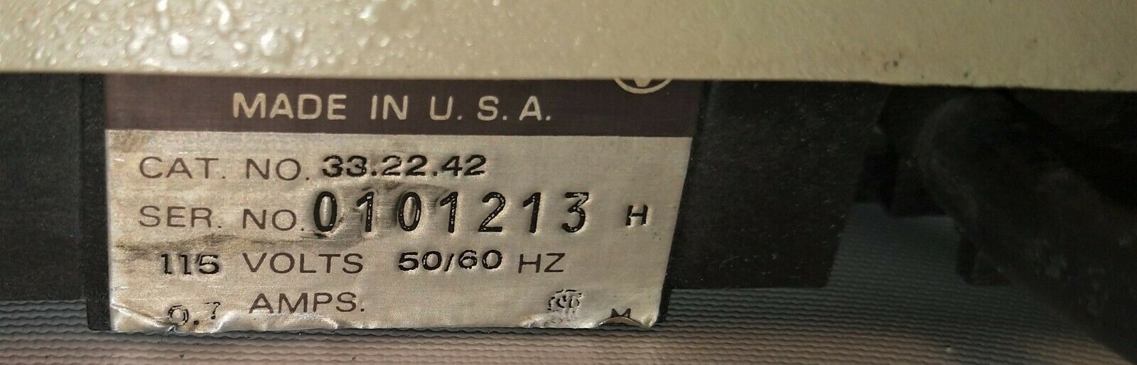 Used Bausch & Lomb Spectronic 21 (33.22.42) Visible Spectrophotometer (340 to 950nm)