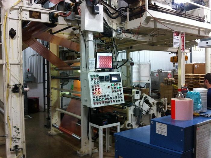 Used 54" PCMC 6 COLOR FLEXOGRAPHIC PRESS - STILL RUNNING - UPDATED APPX 2016