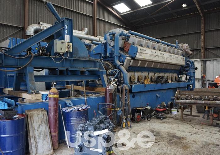 Used 43 MW 2003 Used Wartsila 20V34SG Natural Gas Generator Sets