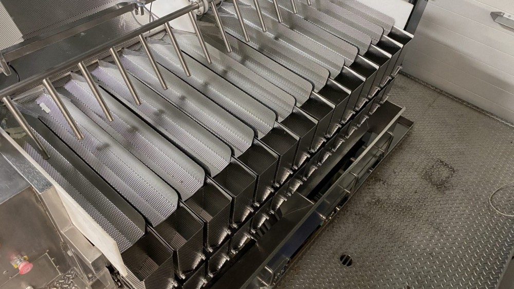 Used Newtec 14 channel weighing line