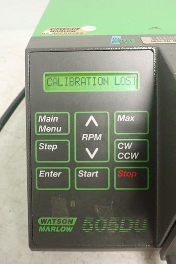 Used Watson Marlow 505DU Digital Auto 55RPM Peristaltic Pump
