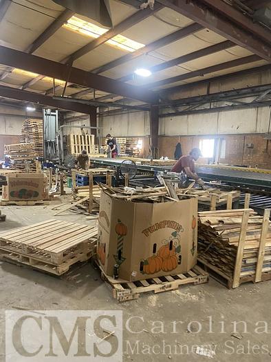 Used Industrial Resources Pallet Repair Line