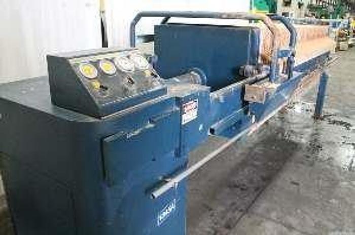 Used 25 CU. FT. PACIFIC FILTER PRESS – AUTOMATIC – C.G.R. – PLATE SHIFTER (#9228)