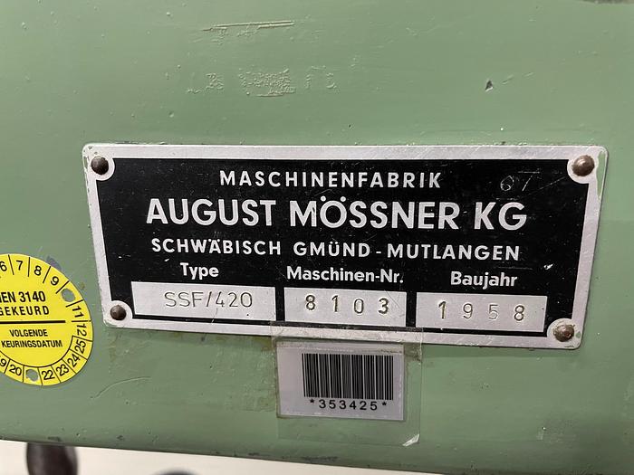 Gebruikt Mossner-Rekord SSF-420