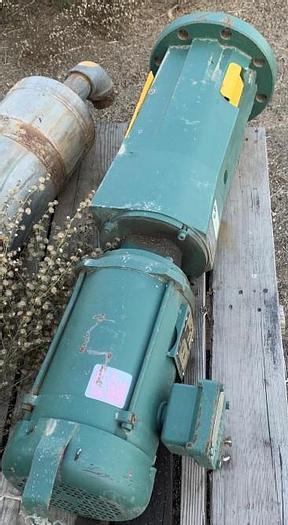 Used Mixer, Agitator, 3 HP, Lightnin, Flange Mounted #S743465