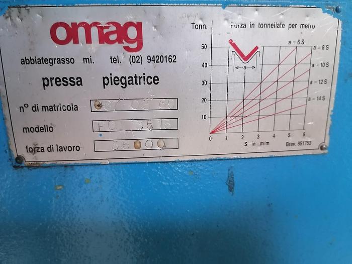 Usato PRESSA PIEGATRICE IDRAULICA 2000X35