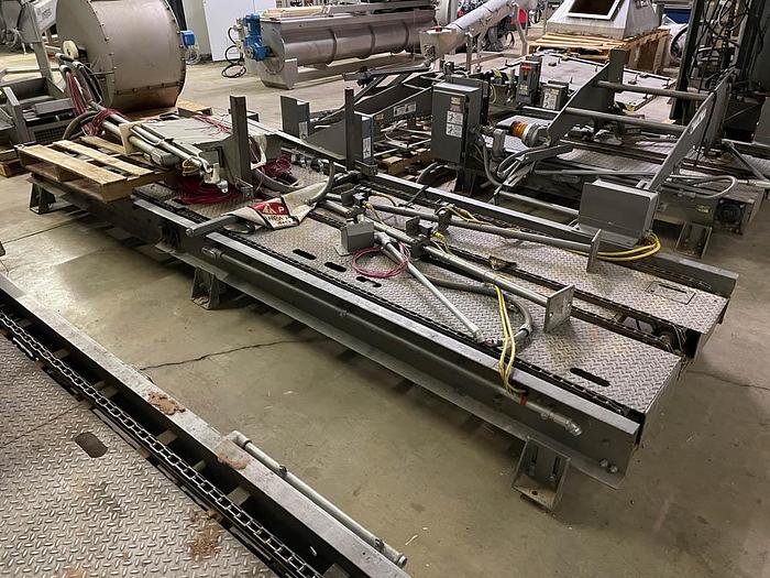 Used Whallon High Speed Bright Can Palletizer