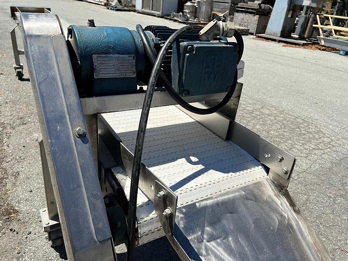Used Conveyor, Belt, 12" x 13', S/st, Plastic, Great Western, 1 HP #S744644