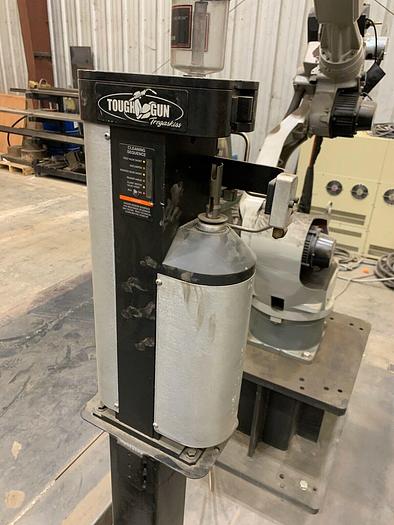 Used (2) Motoman UP6 Weld Cell with Rotary Trunion Tables