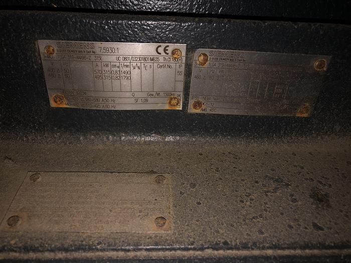 Used KAESER AIR COMPRESSOR 400 HP MODEL FSD 400 MFG. 2009 W/ AIR DRYER