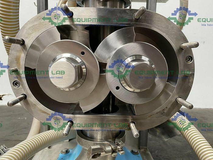 Used Tangential Flow Filtration SS Skid w/ Waukesha 130-U2C Pump & Pall Centrasette