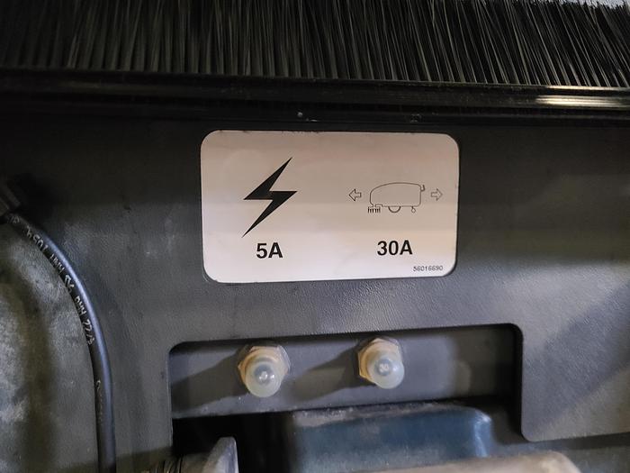 Used Convertamatic Floor Scrubber (A) with Built-in Charger.