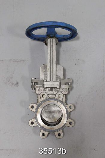 Used Velan 4" Hand Operated Knife Gate Valve
L12-0320c-13bl Velan 4" Hand Operated Kn #35513