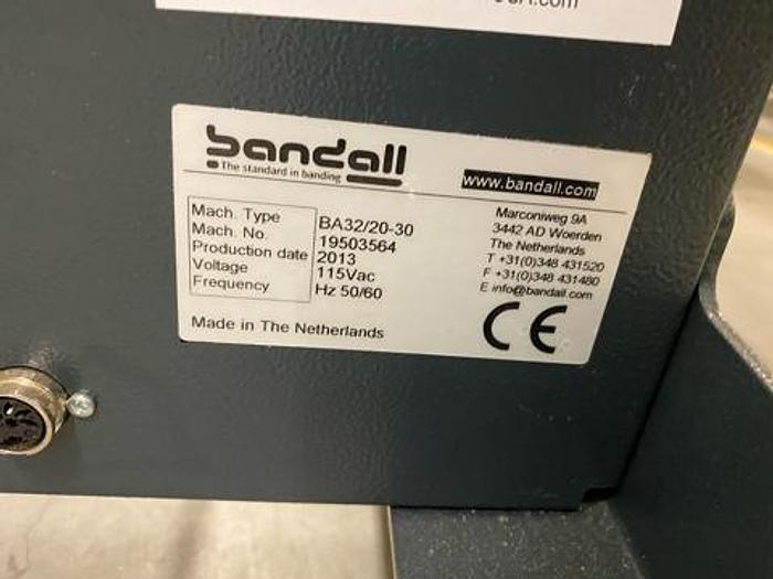 Used 2013 Bandall BA32 Banding Machine