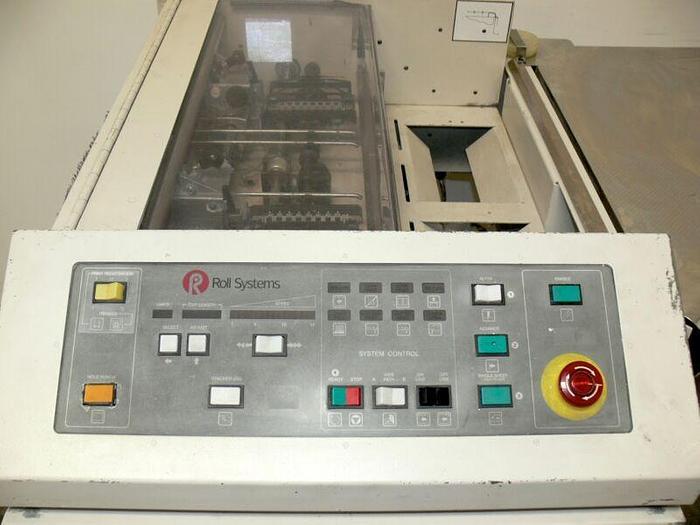 Used Roll Systems Inc, RSI 503176 Cutter w/ 503799 Fan Unit & Bin  Tested Working