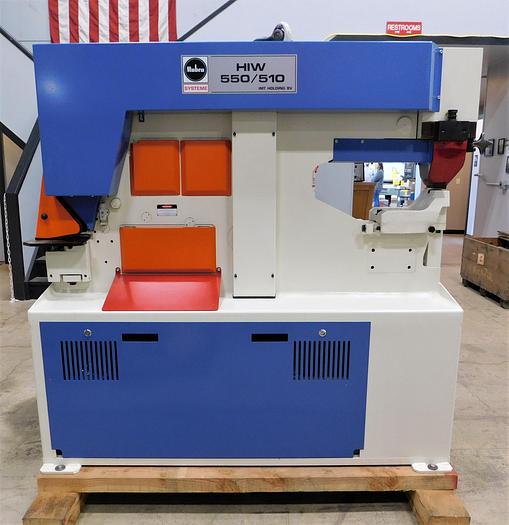 NEW Mubea 62 Ton Hydraulic Steel Ironworker HIW 550/305