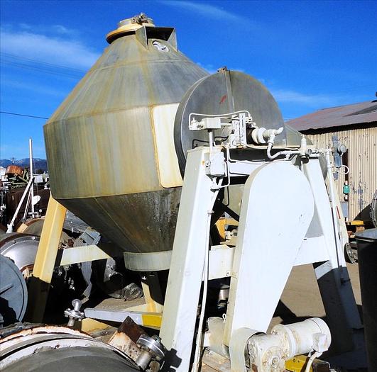 Used 100 CU. FT. GEMCO DOUBLE CONE BLENDER - 304 S/S