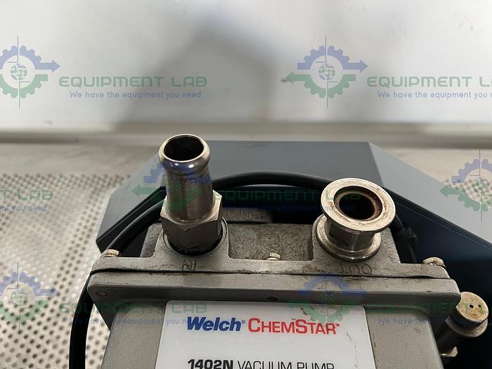 Used Welch  1402N-01 DuoSeal Belt-Driven Rotary Vane Vacuum Pump 115/230V