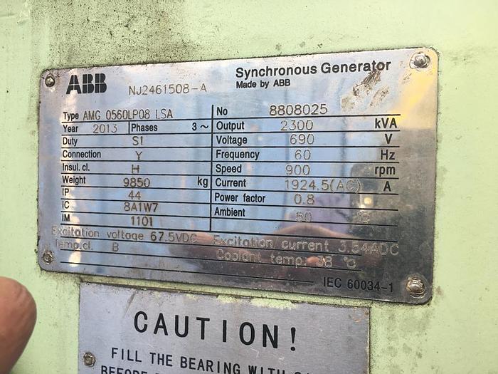 2013 Bergen Rolls Royce C25-33L6A