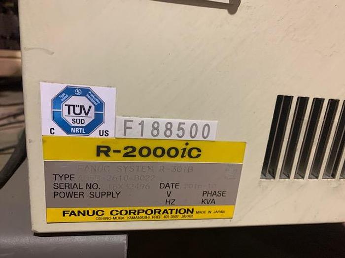 Used FANUC R2000iC/125L 6 AXIS CNC ROBOT WITH R30iB CONTROLLER, 125KG X 3,100 MM H REACH