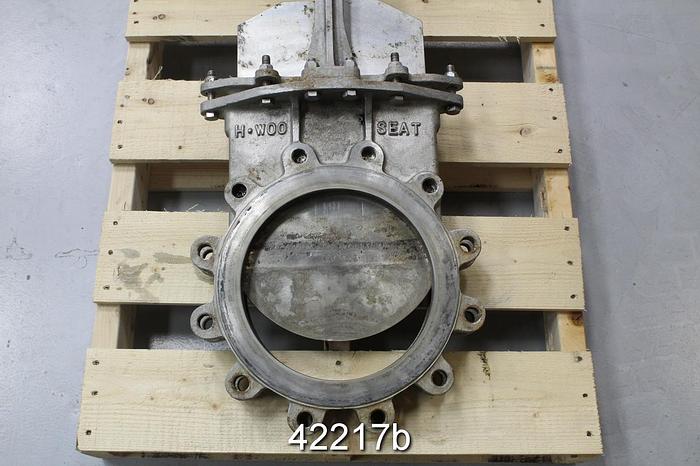 Used A-c Valve 10" Hand Operated Knife Gate Valve #42217