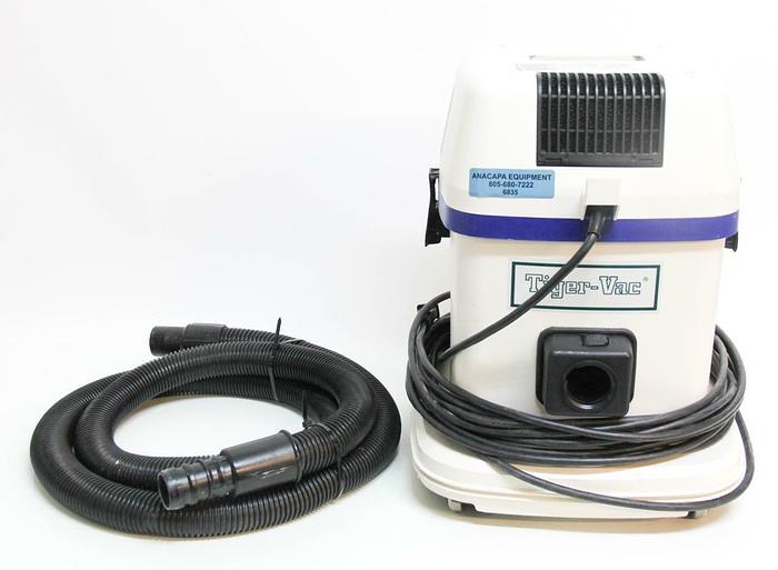 Used Tiger-Vac AS-5 Hepa Dry Only Industrial Vacuum With 9 ft Hose (6835)