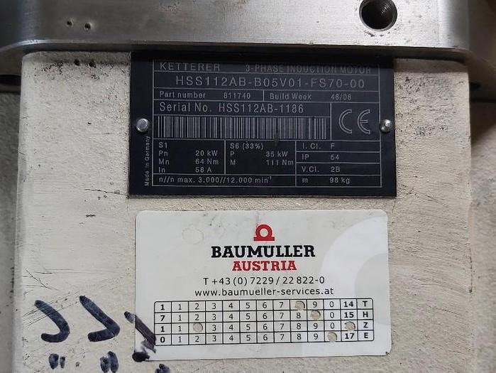 Gebraucht CNC Spindelantrieb, HSS112AB-B05V01-FS70-00, Ketterer, gebraucht - überholt