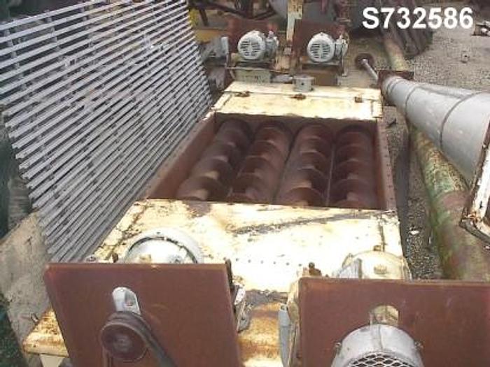 Used Bin, Bin Bottom, 4-Screw, 9" x 7', C/st, 1 HP, 2-Way, #S732586