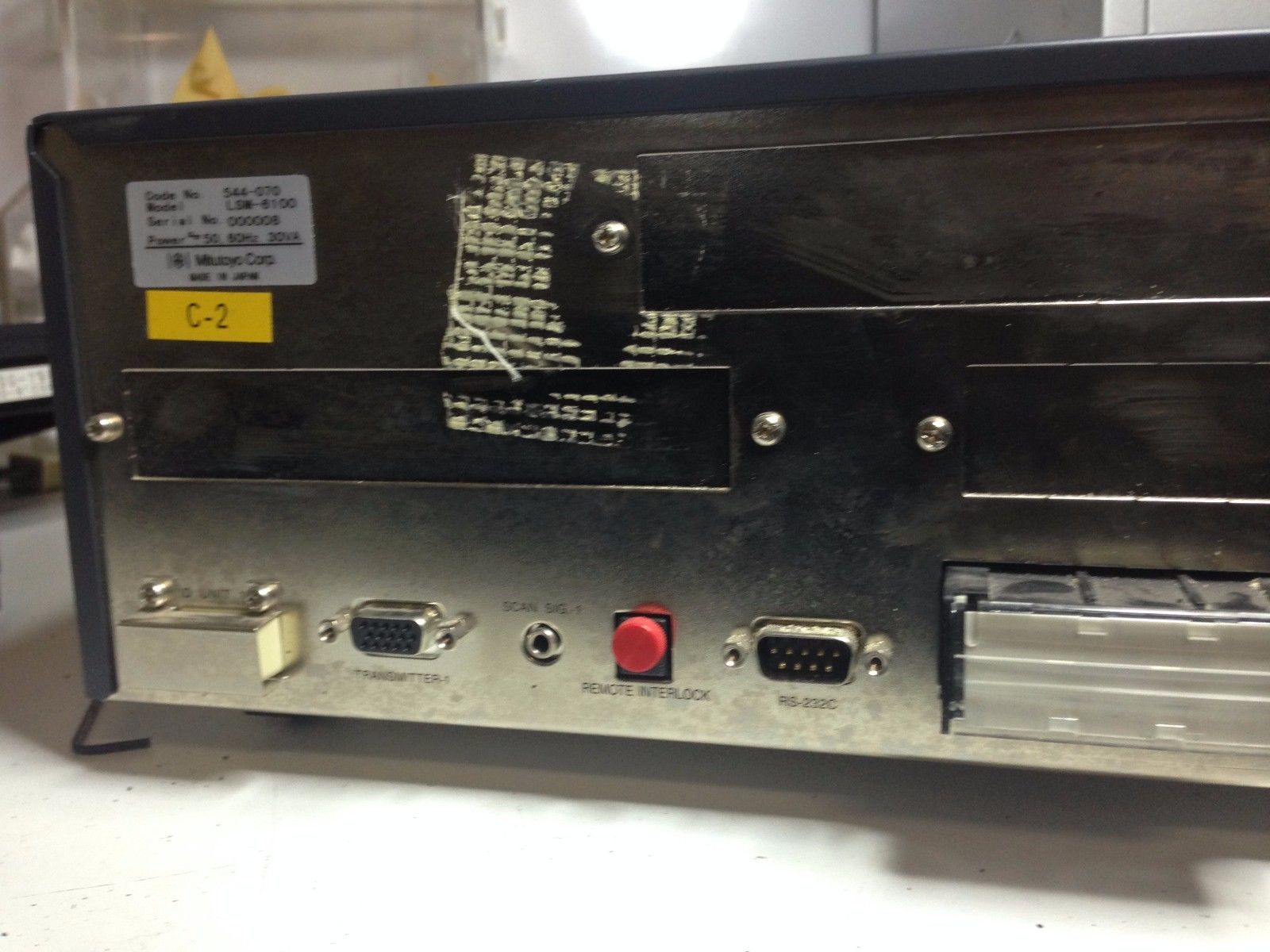 Used Mitutoyo Laser Scan Micrometer MITUTOYO LSM-6100 Code 544-070