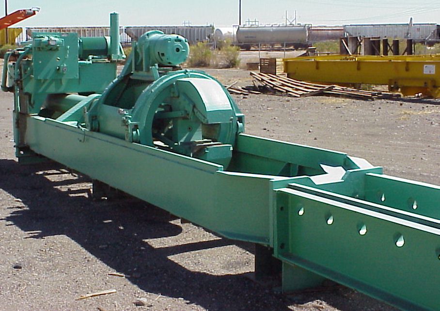 Used 100 Ton Loewy Extrusion Stretcher; 110' Max. Length; 72" Str.; Detwist; Oilgear