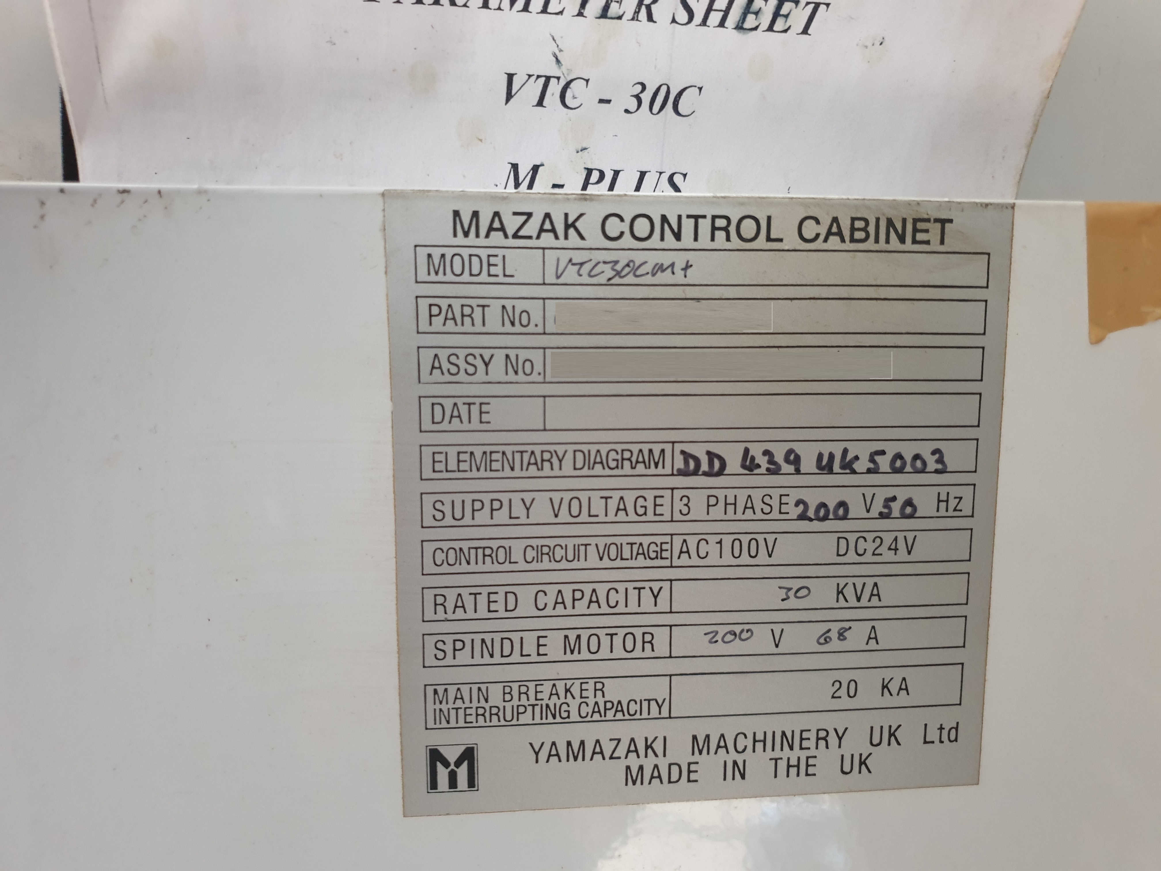 Gebruikt 1999 MAZAK VTC 30 C