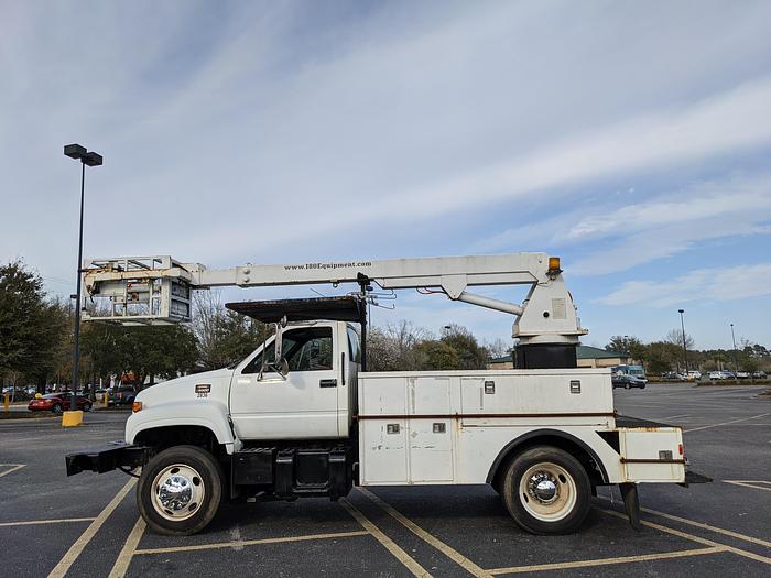 Used UNDER CDL!!! 2001 gmc 6500 Posi plus 800-40 cable placer bucket truck!! Super clean! UNDER CDL!!!