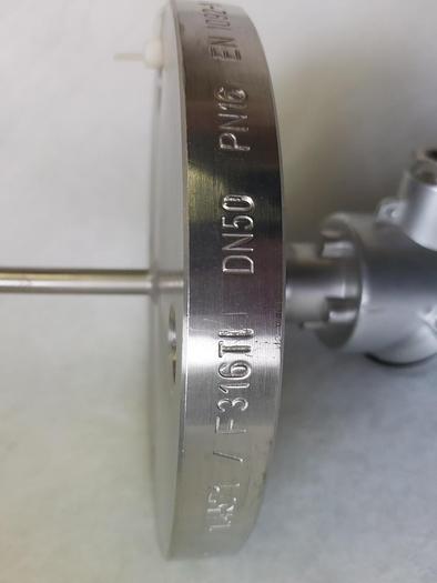 Thermomètre à résistance 1xpt100, série 374, Electrotherm, L 200mm, inox, neuf