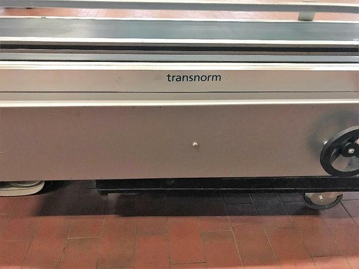 Gebraucht TRANSNORM Gurtförderer, Steigförderer, Förderband 7,18 Meter 1100