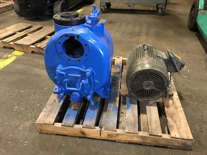 Used TRASH PUMP SELF PRIMING 25 HP MOTOR