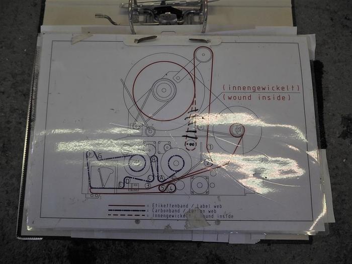 Gebraucht Haftetikettendrucker und -spender, Fabrikat Logopack, Typ 920 III TE, Bj. 2012