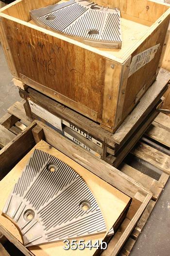 Unused Sprout Waldron 34TFIII Refiner Disc Plates Set #35544