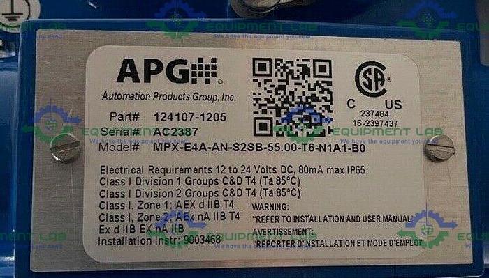 APG MPX/E Level and Temperature Transmitter 45PSI