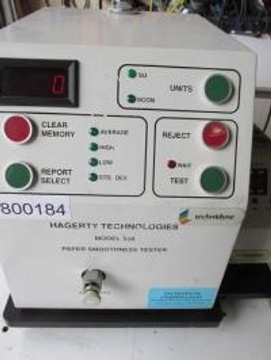 Used SHEFFIELD SMOOTHNESS TESTER HAGERTY MDL 538