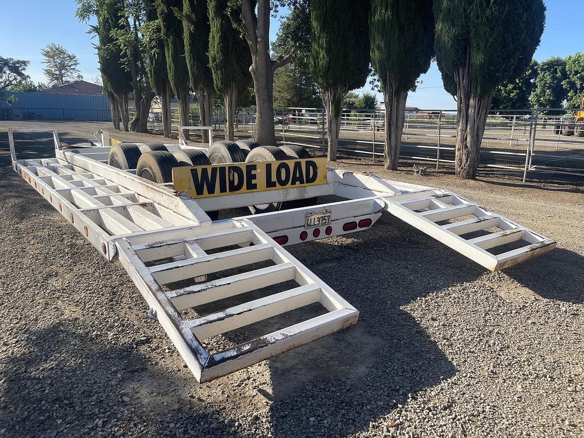Used 2010 Heavy Duty AG Implement Trailer 20 Ton