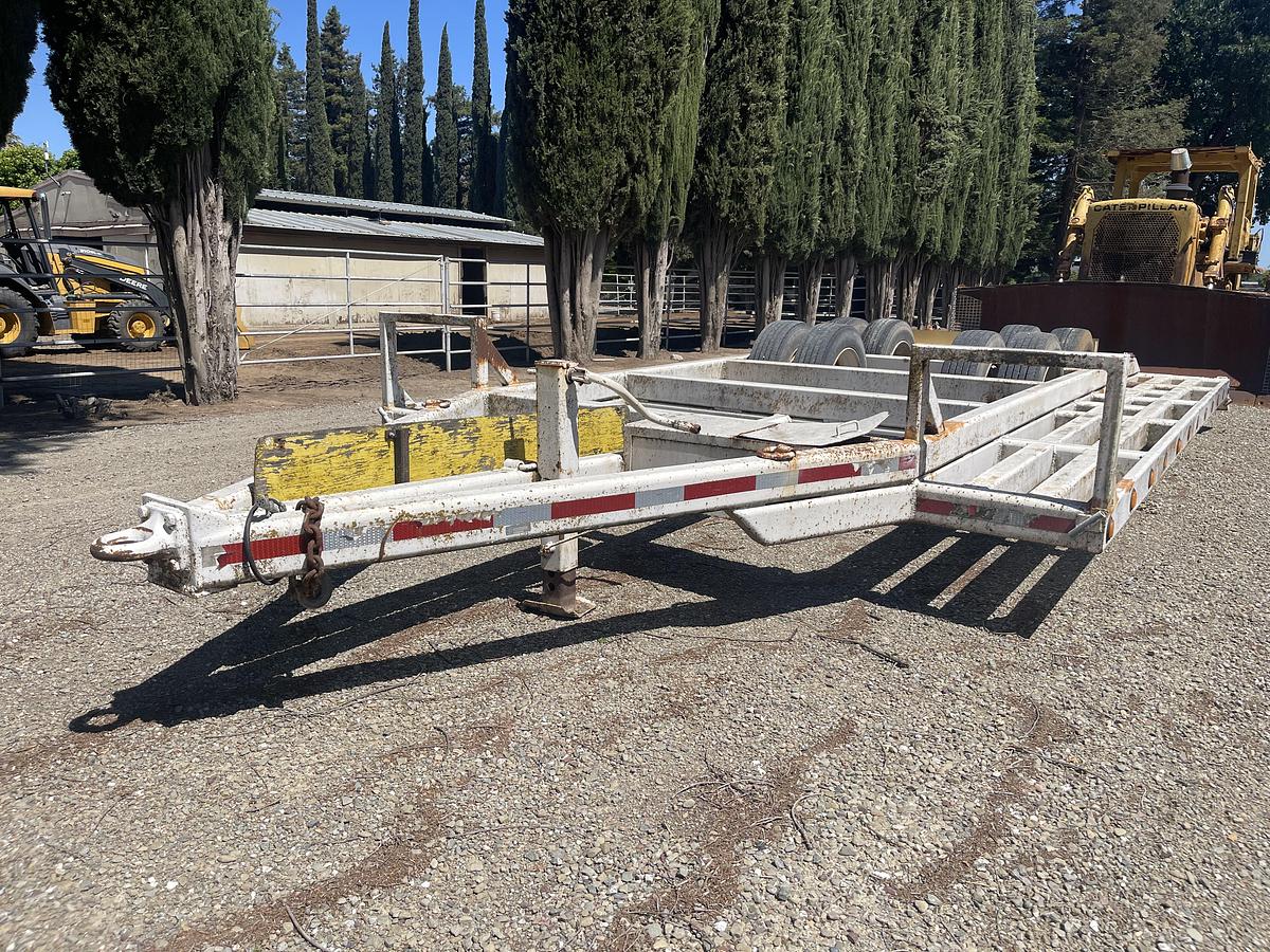 Used 2010 Heavy Duty AG Implement Trailer 20 Ton