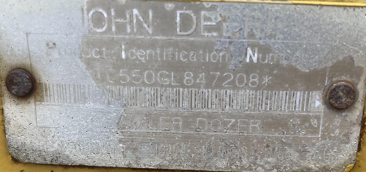 Used John Deere 550G