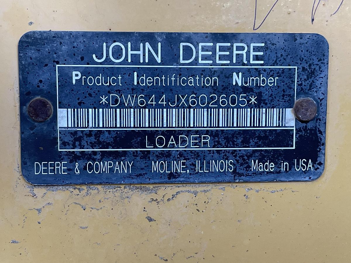 Used 2007 John Deere 644J