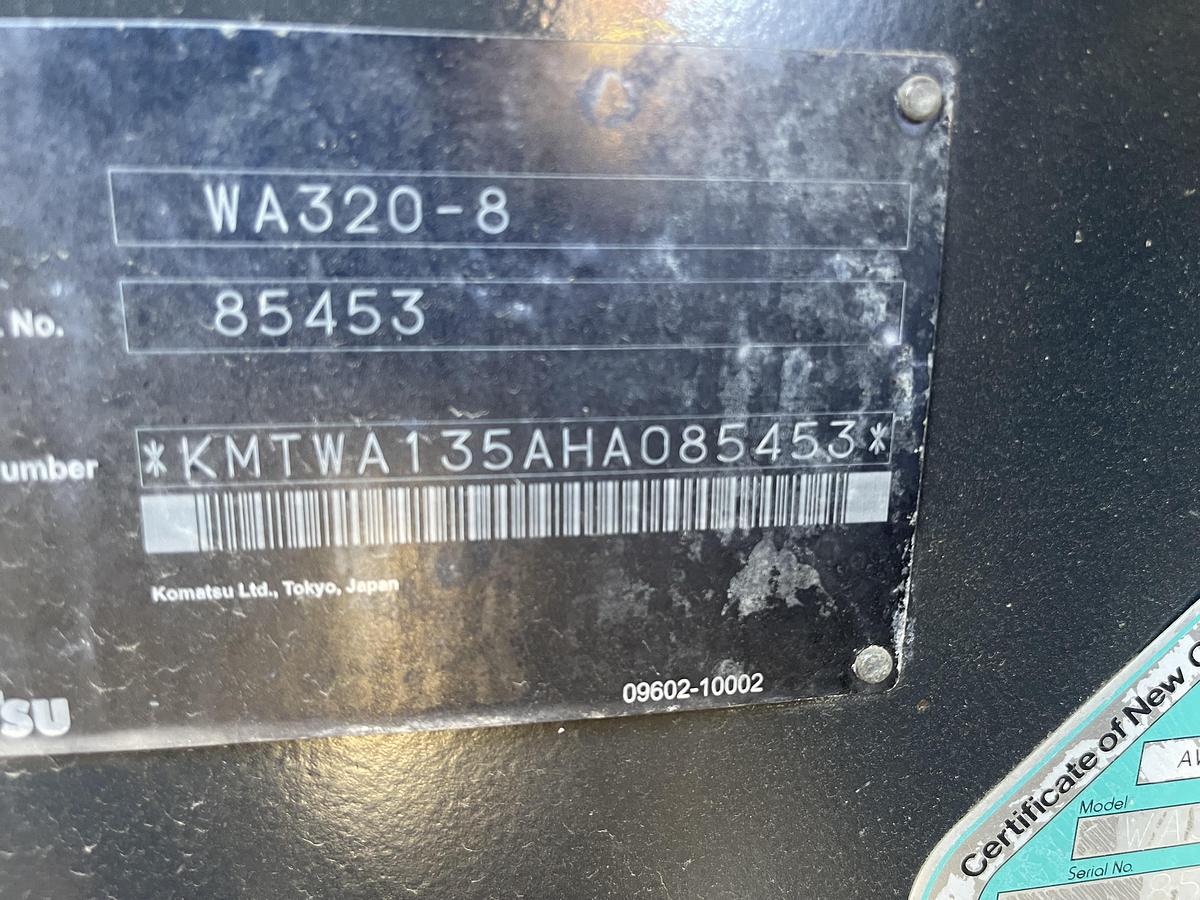 Used 2018 Komatsu WA320-8