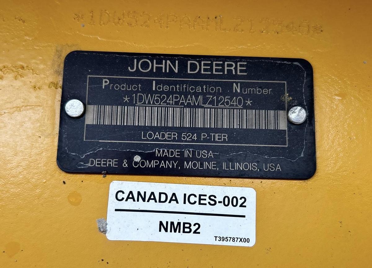 Used 2021 John Deere 524P