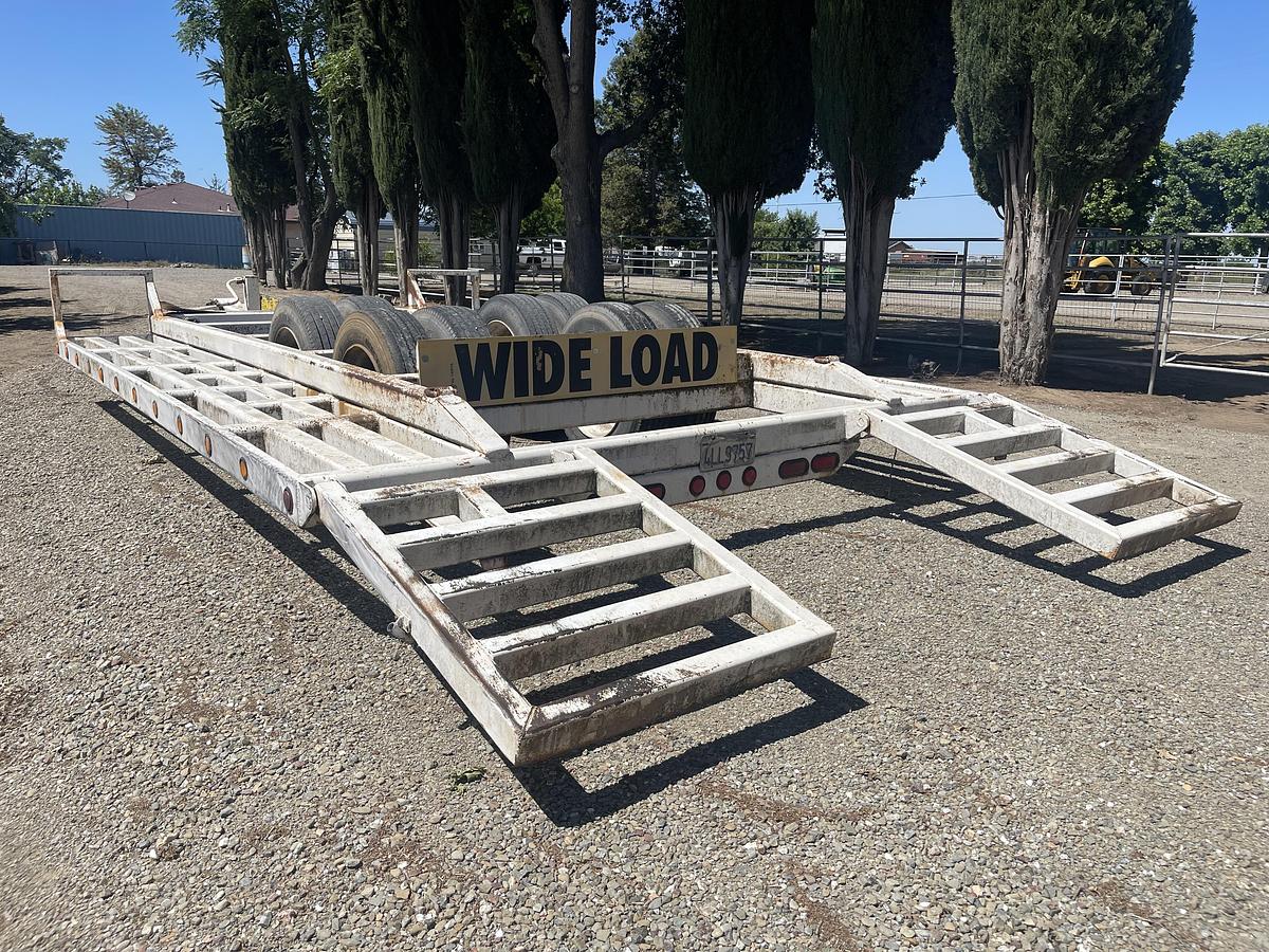 Used 2010 Heavy Duty AG Implement Trailer 20 Ton