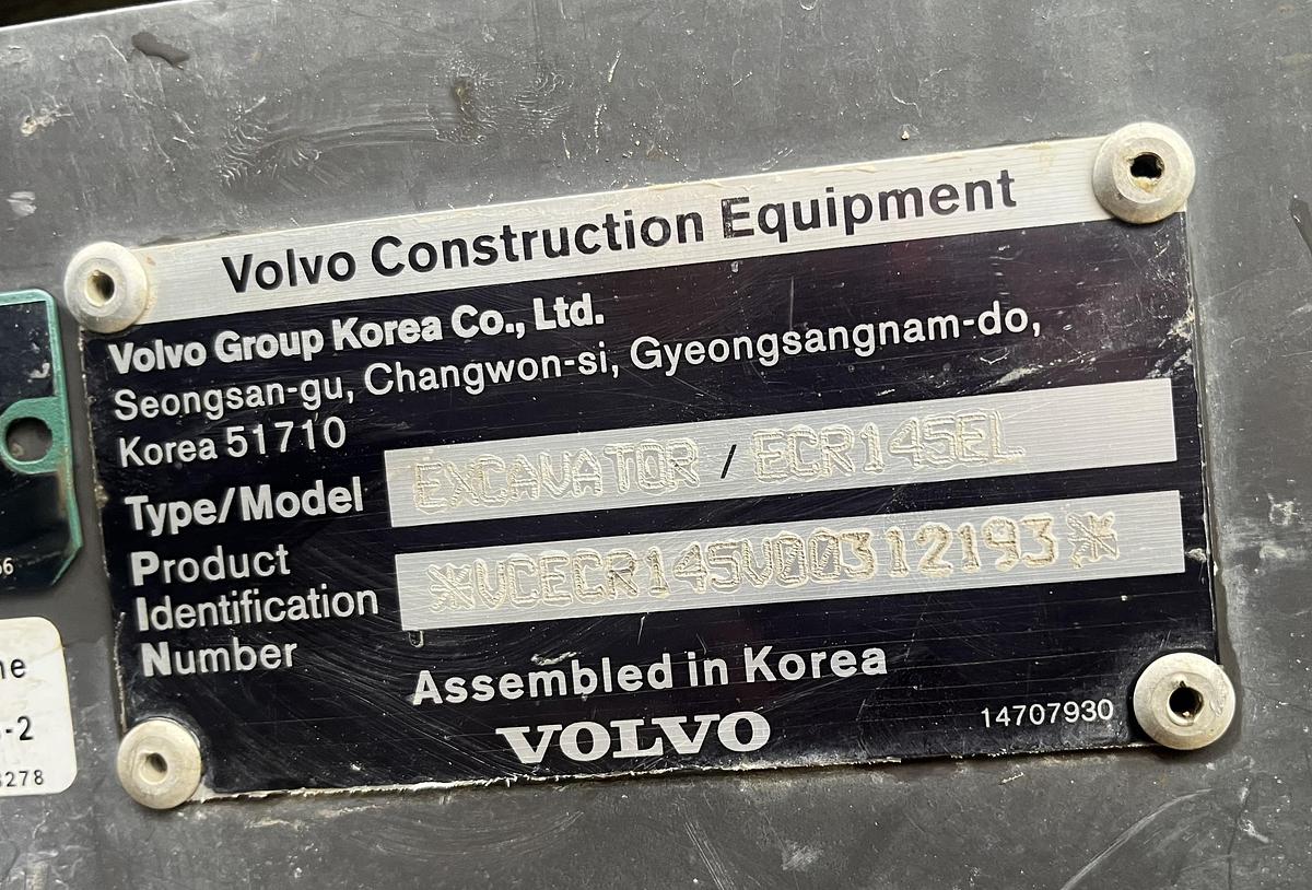 Used 2019 Volvo ECR145EL