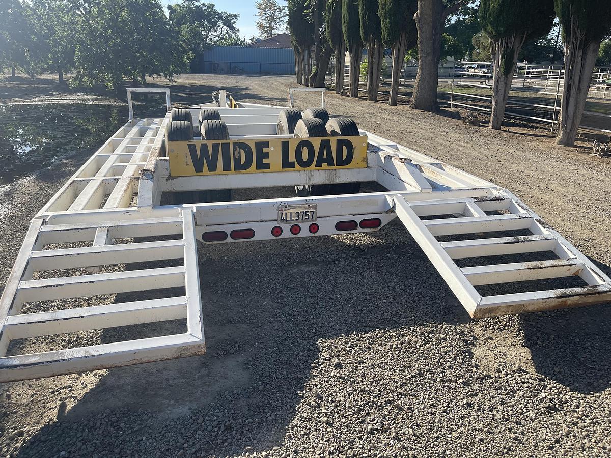 Used 2010 Heavy Duty AG Implement Trailer 20 Ton