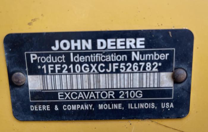 Used 2019 John Deere 210G LC